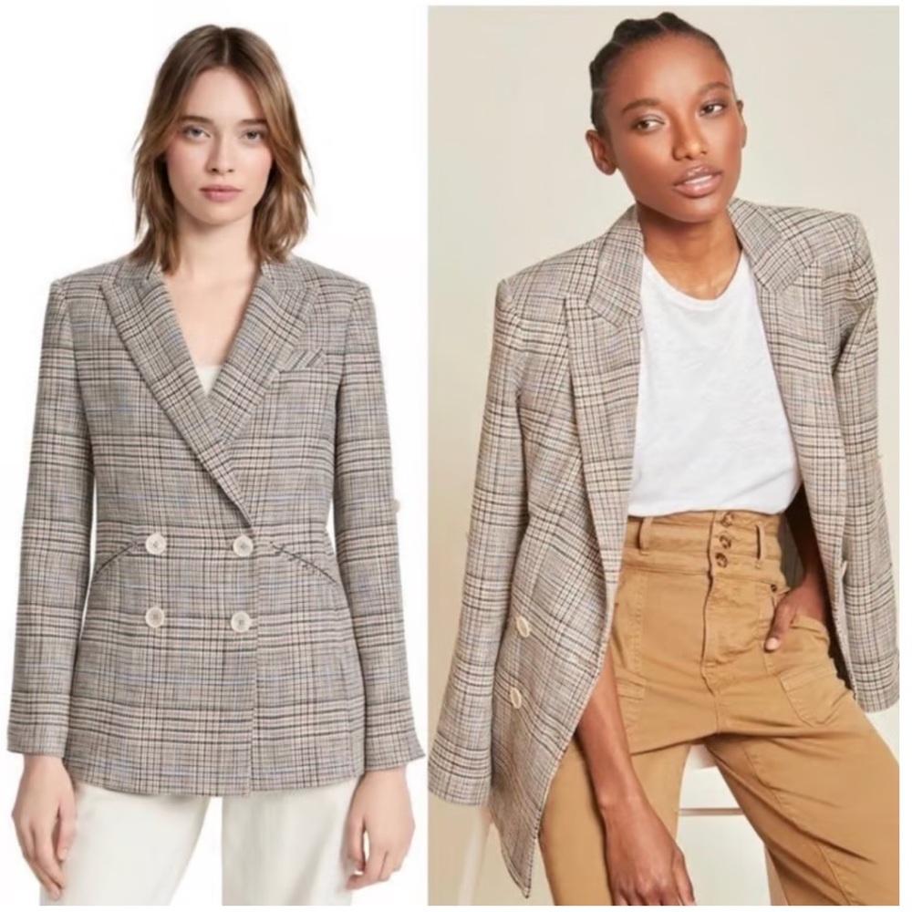 Veronica Beard Parineti Plaid Dickey Jacket Blazer NWT - Picture 3 of 7